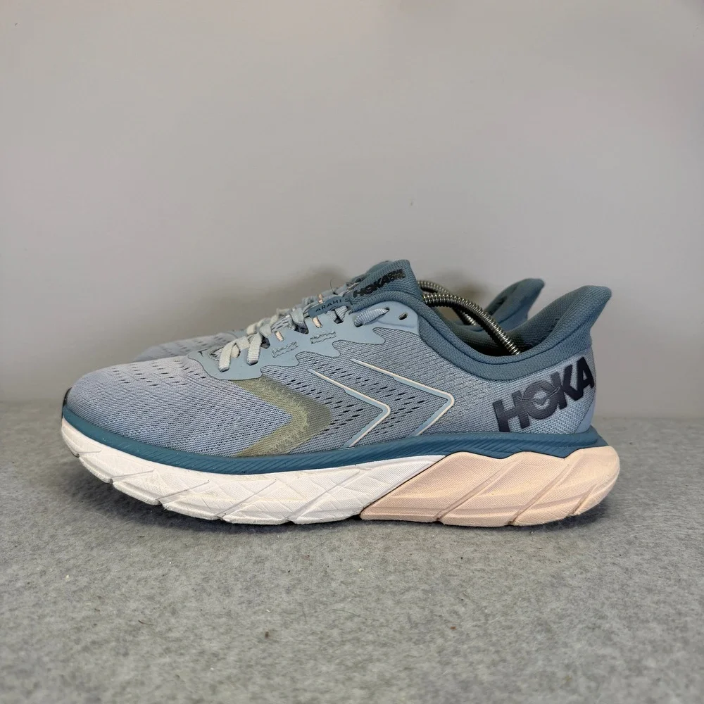 Hoka One One Arahi 5 Womens Shoes Size 9.5 Blue Fog Running Sneakers 1115012BFPB
